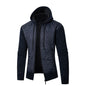 Men's Casual Hooded Sweater Coat
