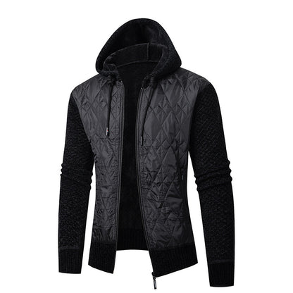 Men's Casual Hooded Sweater Coat